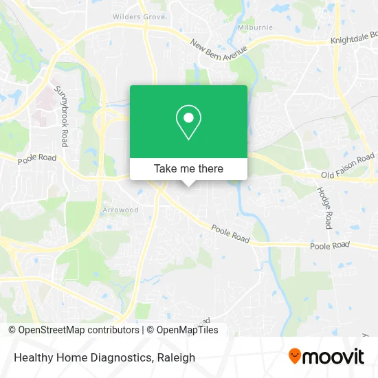 Healthy Home Diagnostics map