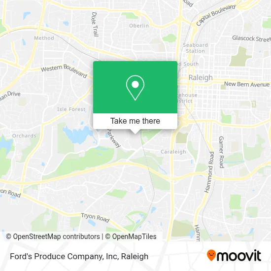 Ford's Produce Company, Inc map