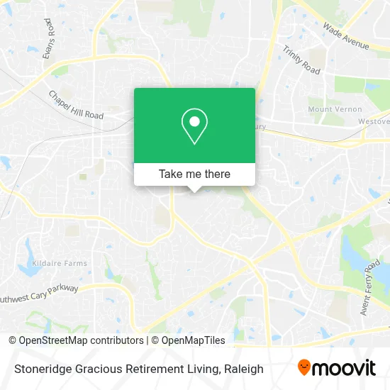 Stoneridge Gracious Retirement Living map