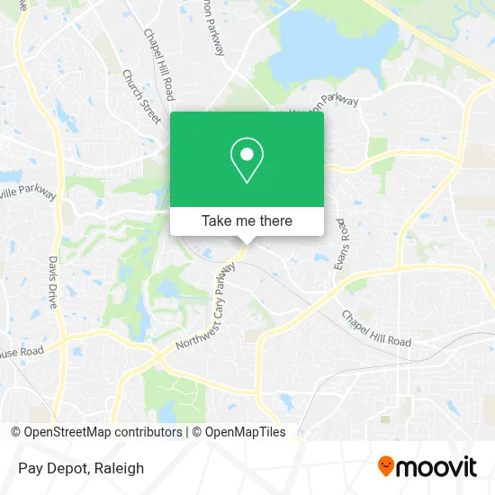 Pay Depot map