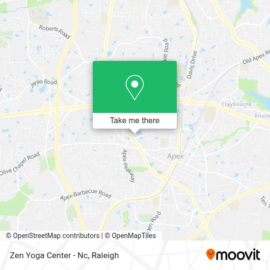 Zen Yoga Center - Nc map