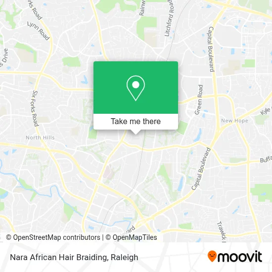 Nara African Hair Braiding map