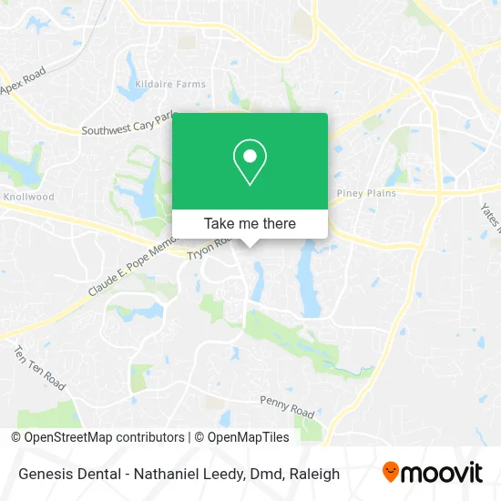Genesis Dental - Nathaniel Leedy, Dmd map