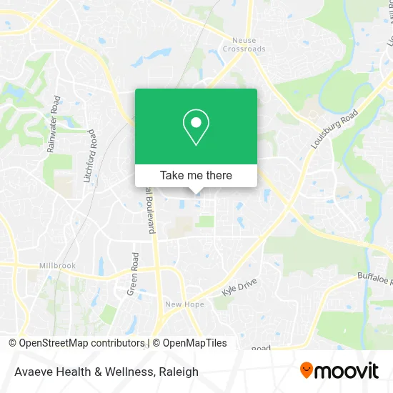 Avaeve Health & Wellness map