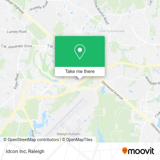 Idcon Inc map