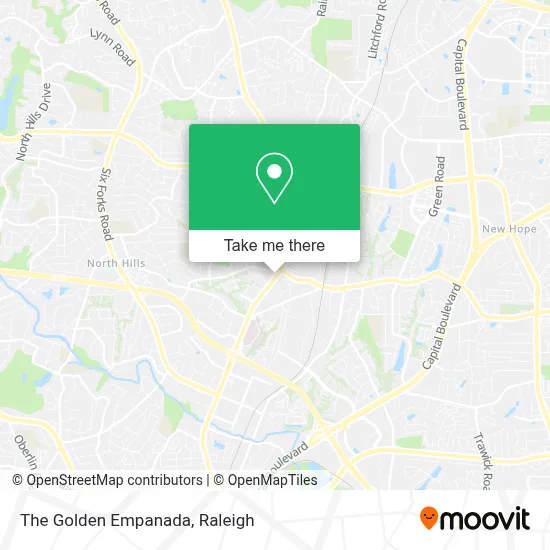 The Golden Empanada map