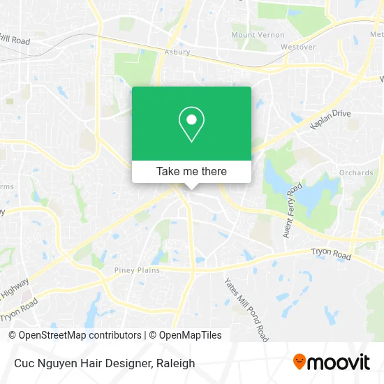 Cuc Nguyen Hair Designer map