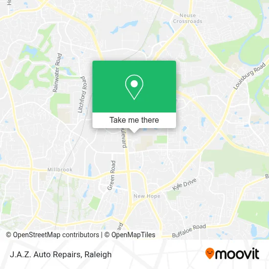 J.A.Z. Auto Repairs map