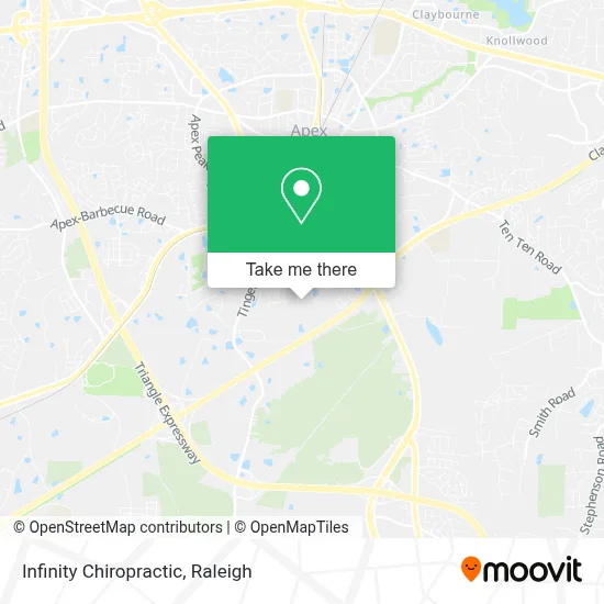 Infinity Chiropractic map