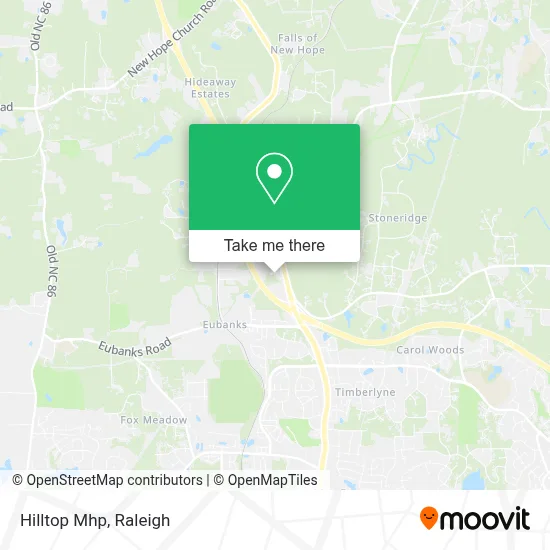 Hilltop Mhp map