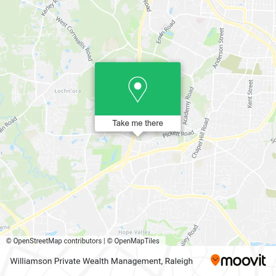 Williamson Private Wealth Management map