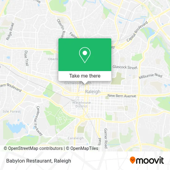 Babylon Restaurant map