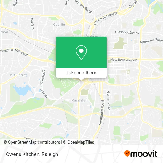 Owens Kitchen map