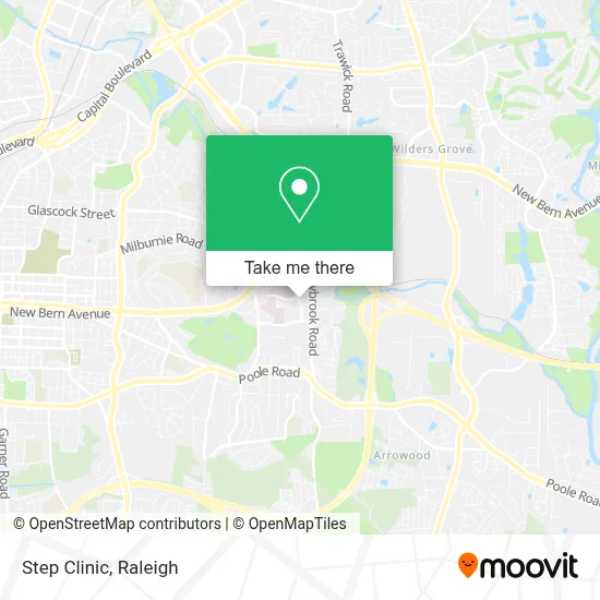 Step Clinic map
