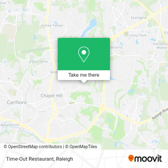 Time-Out Restaurant map