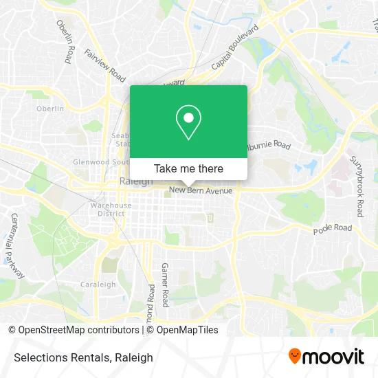Selections Rentals map