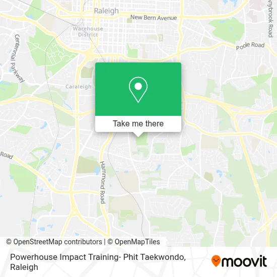 Powerhouse Impact Training- Phit Taekwondo map