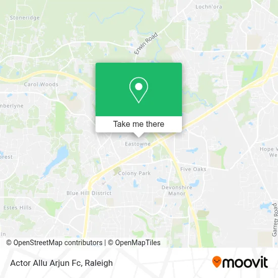 Actor Allu Arjun Fc map