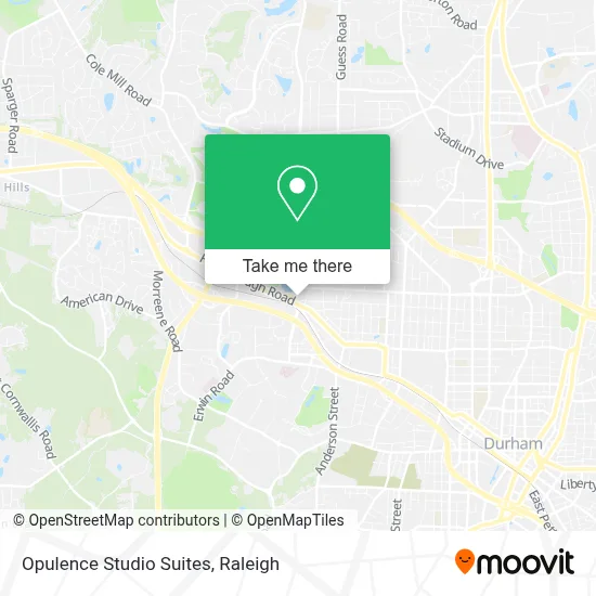 Opulence Studio Suites map