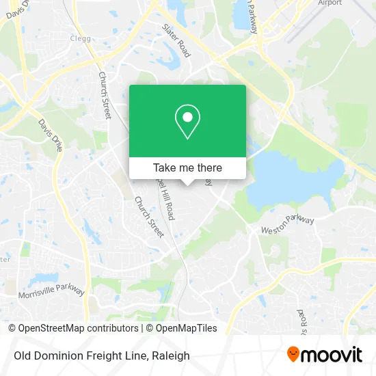 Old Dominion Freight Line map