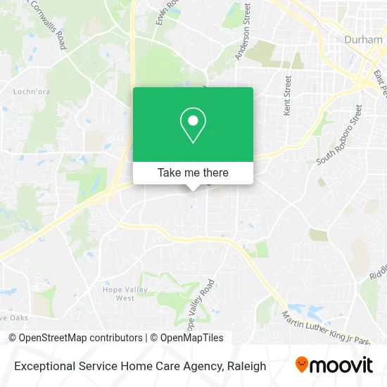 Exceptional Service Home Care Agency map