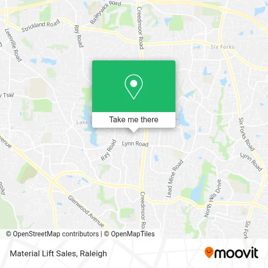 Material Lift Sales map