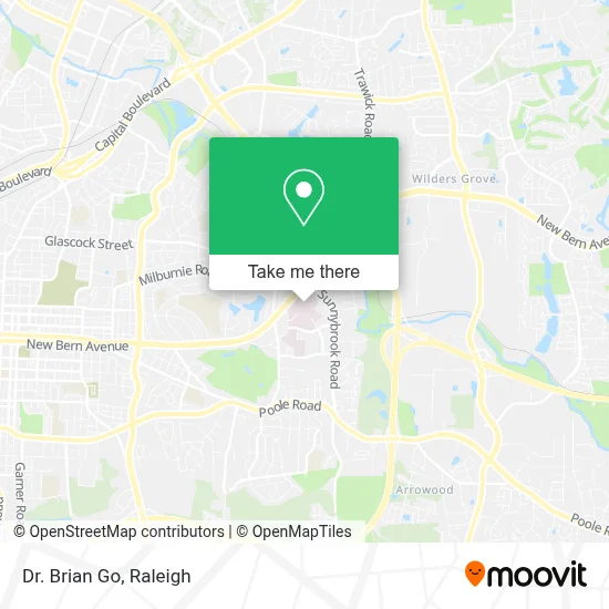Dr. Brian Go map