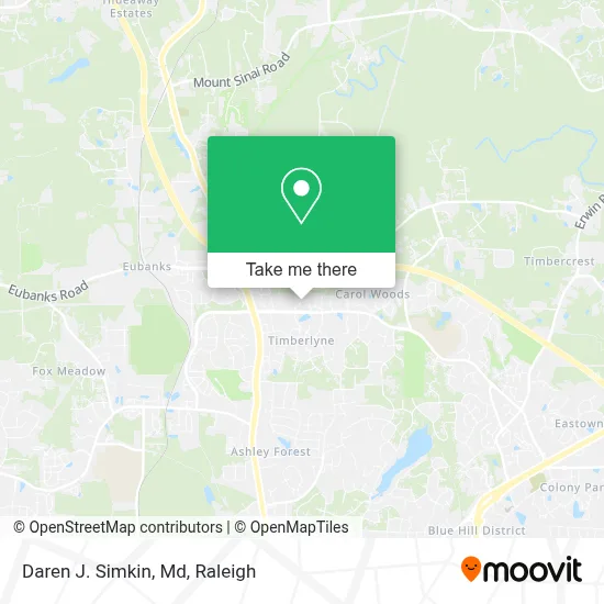 Daren J. Simkin, Md map