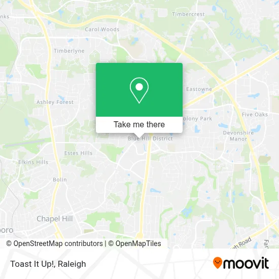 Toast It Up! map