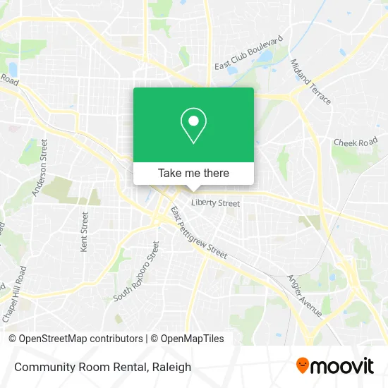 Community Room Rental map