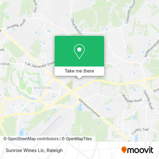 Sunrise Wines Llc map