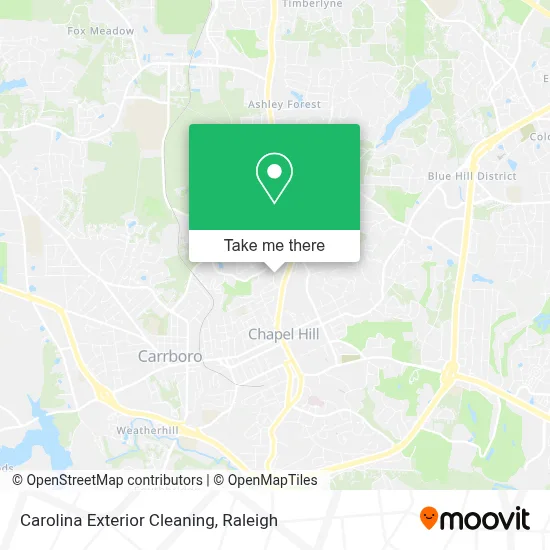 Carolina Exterior Cleaning map