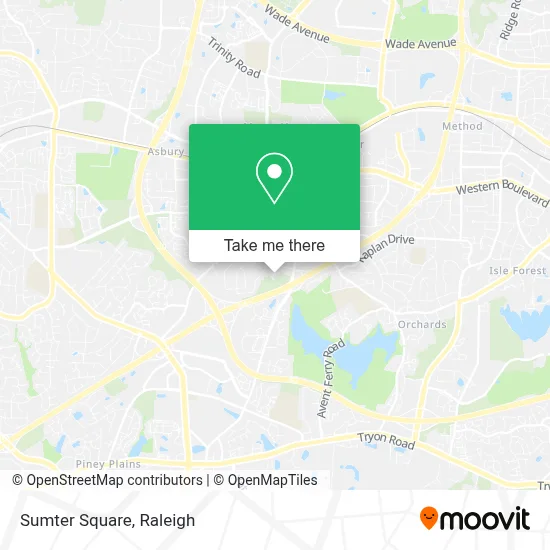 Sumter Square map