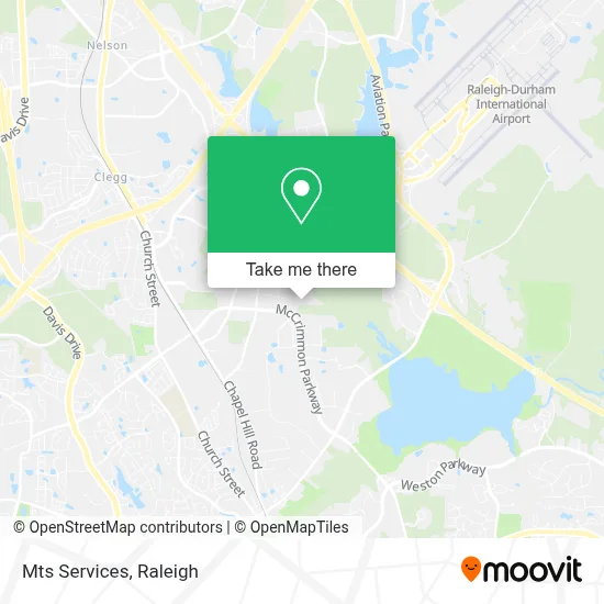 Mts Services map