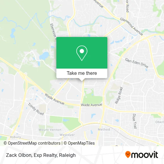 Zack Olbon, Exp Realty map