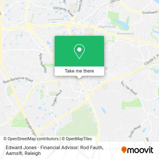 Edward Jones - Financial Advisor: Rod Fauth, Aams® map
