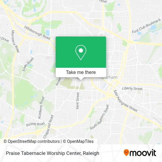 Praise Tabernacle Worship Center map
