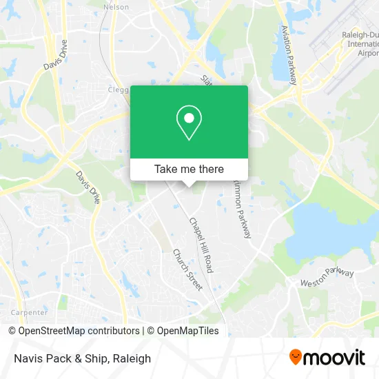 Navis Pack & Ship map