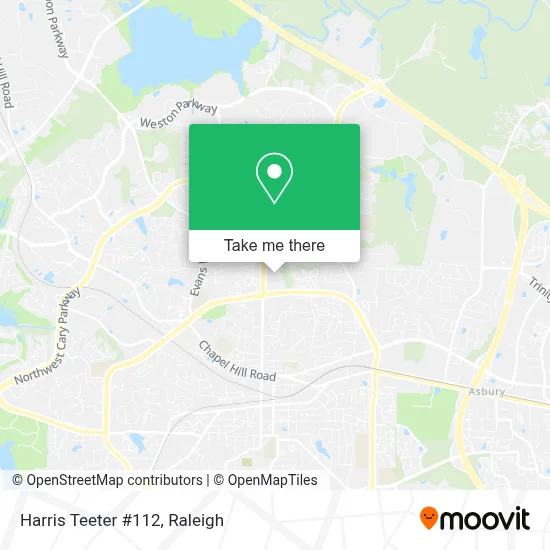 Harris Teeter #112 map
