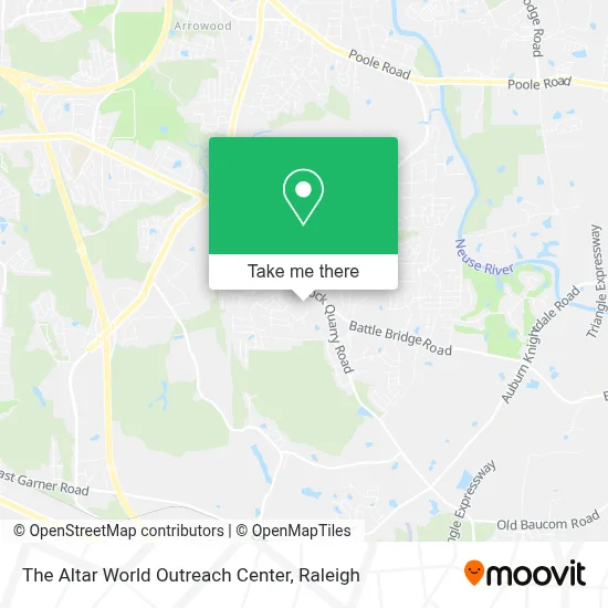 The Altar World Outreach Center map