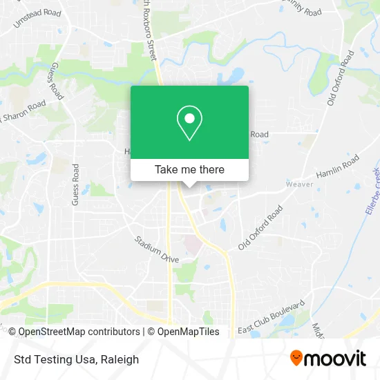 Std Testing Usa map