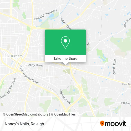 Nancy's Nails map