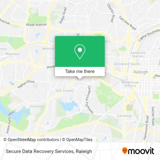 Secure Data Recovery Services map