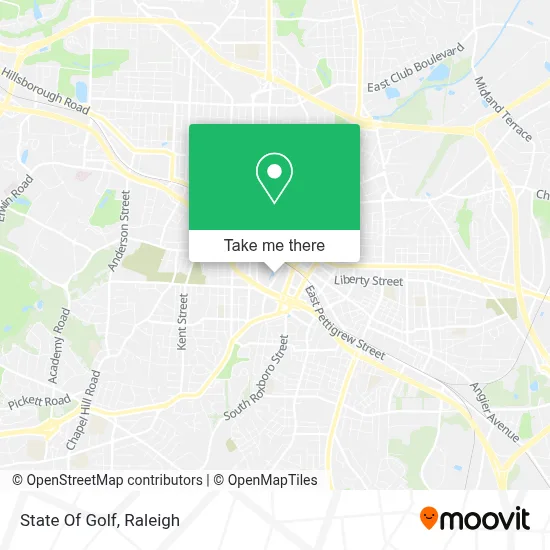 State Of Golf map