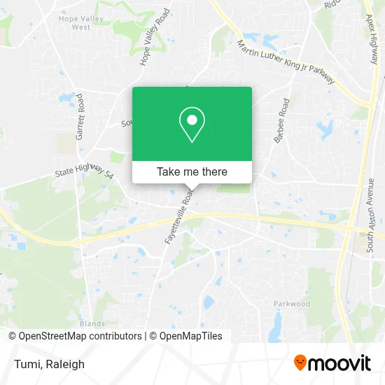 Tumi map