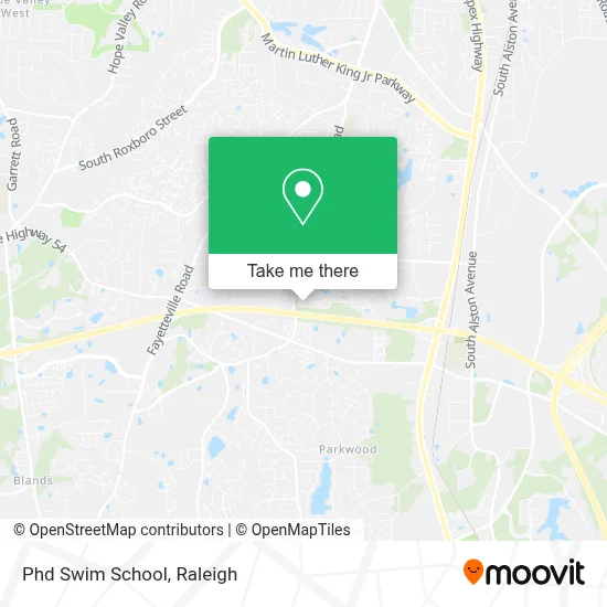 Phd Swim School map