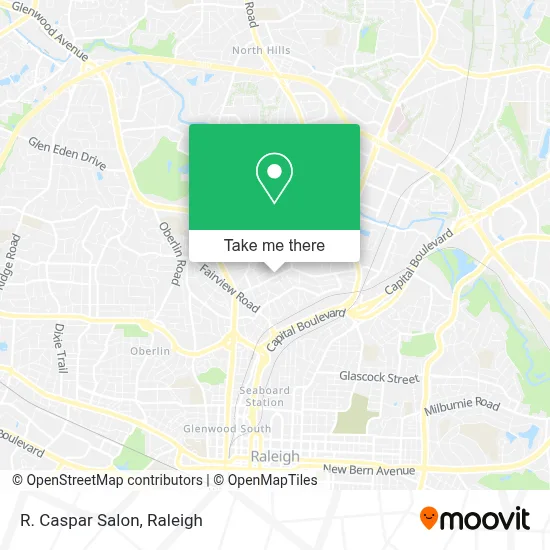 R. Caspar Salon map