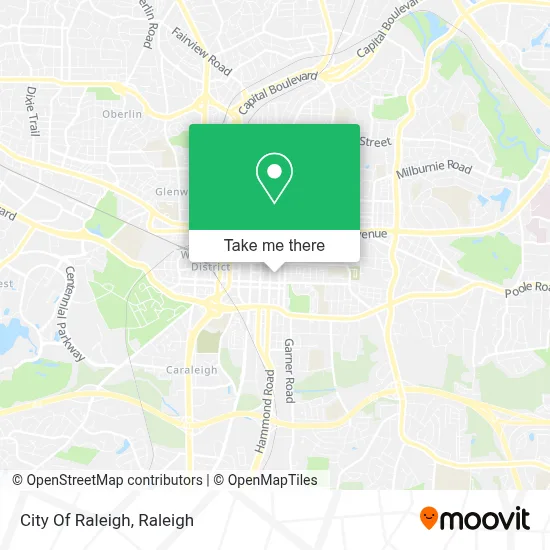 City Of Raleigh map