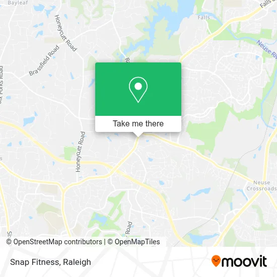 Snap Fitness map