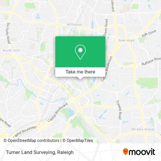 Turner Land Surveying map